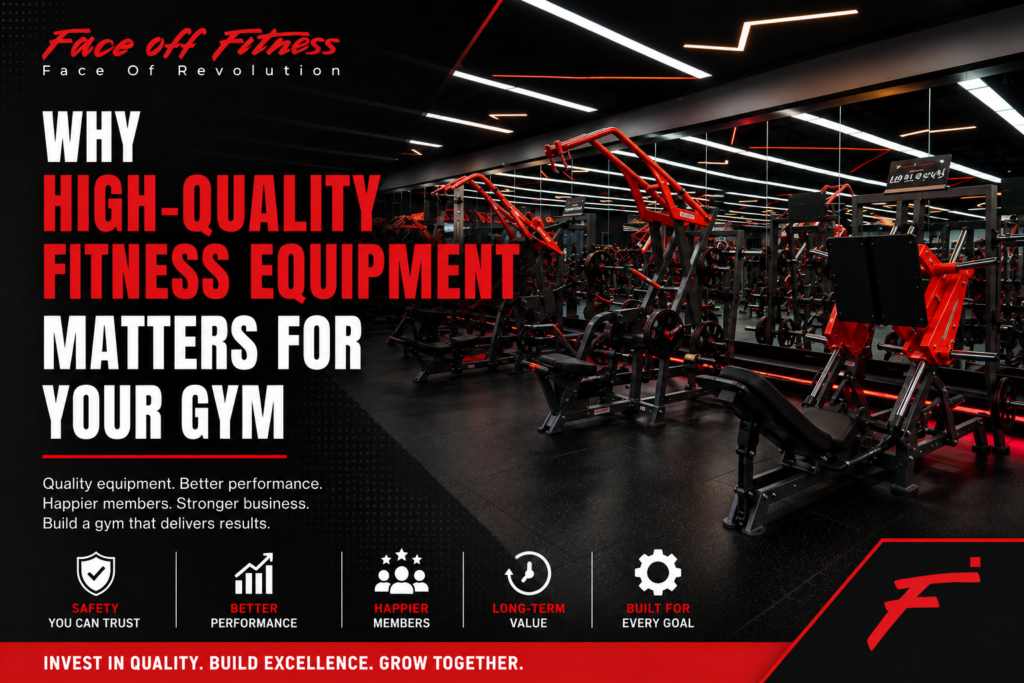High-quality fitness equipment in a modern gym with premium strength machines